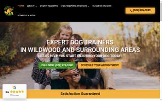 Positive Response Dog Training of Voorhees website