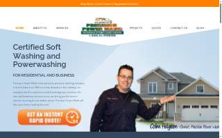 Precision Power Wash of Voorhees website