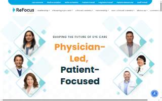 Refocus Eye Health of Cheshire website