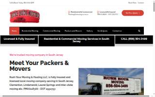 Rush Hour Moving & Hauling LLC of Voorhees website