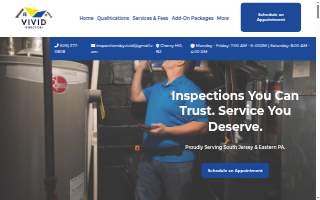 Vivid Home Inspections of Voorhees website