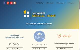 Voorhees Medical Home website