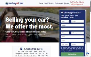 We Buy All Cars in NJ website