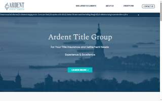 Ardent Title Group LLC website