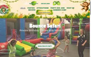 Bounce Safari website