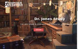 Cipher Seeker Escape Room Challenge website