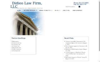 Didieo Law Firm, LLC website
