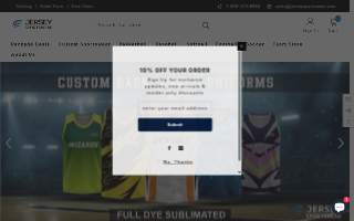Jerseysportswear LLC website