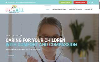 Live Well Pediatrics PC - Dr. Melissa Segal website