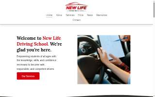 New Life Driving School of Waldwick website