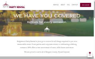 Ridgewood Party Rental of Waldwick website
