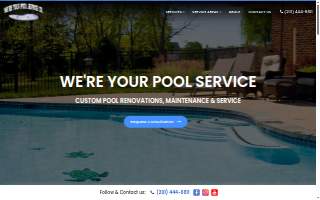 We're Your Pool Service website