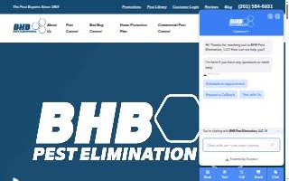BHB Pest Elimination, LLC website
