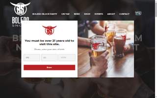 Bolero Snort Brewery and Tasting Room of Rutherford website