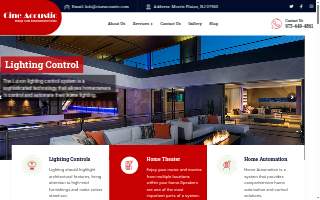 Cine Acoustic LLC - Audio Video, Home Automation New Jersey & New York website