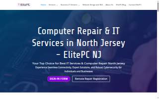 ElitePC NJ - IT services & Computer Repair of Wallington website