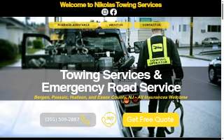 Nikolas Towing Services of Wallington website