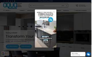 Aqua Kitchen & Stone Gallery website