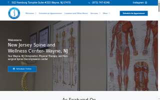 Chiropractic & Wellness Center website