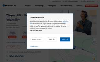 HearingLife of Wayne NJ website