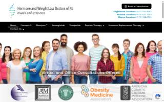 Hormone and Weight Loss Doctors of NJ website