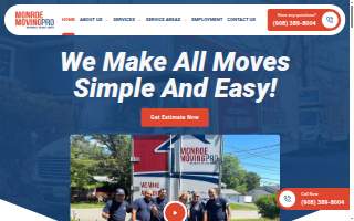 Monroe Moving Pro website