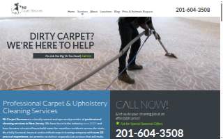 NJ Carpet Steamers of Wayne website
