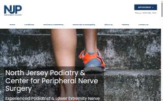 North Jersey Podiatry website
