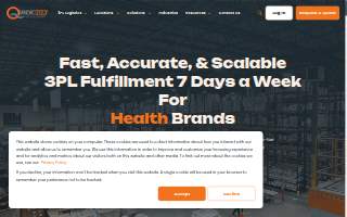 QuickBox Fulfillment - New Jersey website