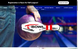 T-Bowl Lanes Inc website