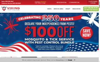 Viking Pest Control of Wayne website