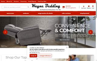 Wayne Bedding website