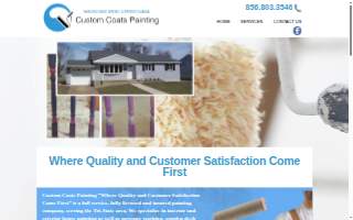 Custom Coats Painting website