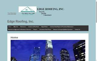 Edge Roofing website