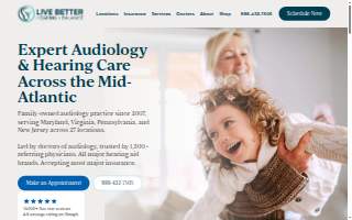 Live Better Hearing + Balance of West Long Branch website