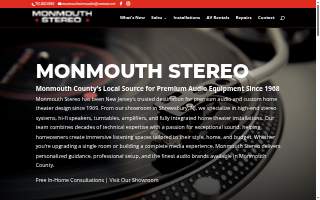 Monmouth Stereo Center of West Long Branch website