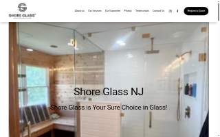 Shore Glass NJ of West Long Branch website