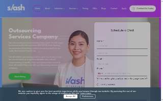 Slash Staffing website