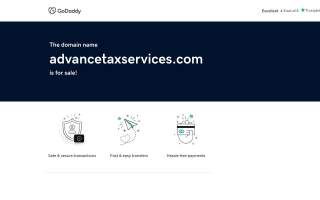 Advantage Tax Services website