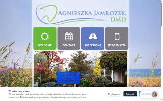 Cosmetic Family Dentistry of West Milford: Agnieszka Jamrozek, DMD website