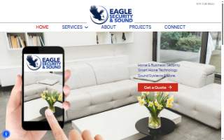 Eagle Security and Sound Systems website