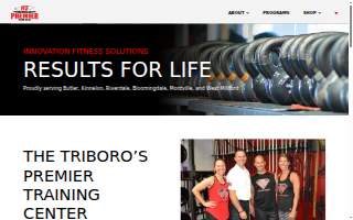 Innovation Fitness Solutions website