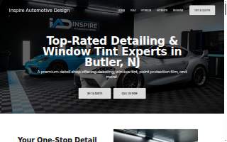 Inspire Automotive Design website