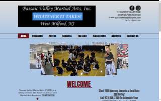 Passaic Valley Martial Arts Inc website