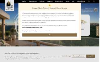 Prestige Pool Service & Construction website