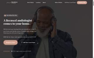 Anywhere Audiology website