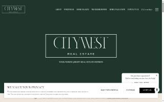 CityWest Real Estate website