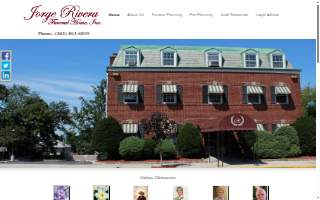 Jorge Rivera Funeral Home Inc of North Bergen website