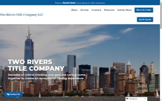 Two Rivers Title Company website