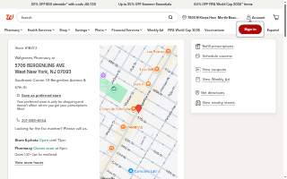 Walgreens website